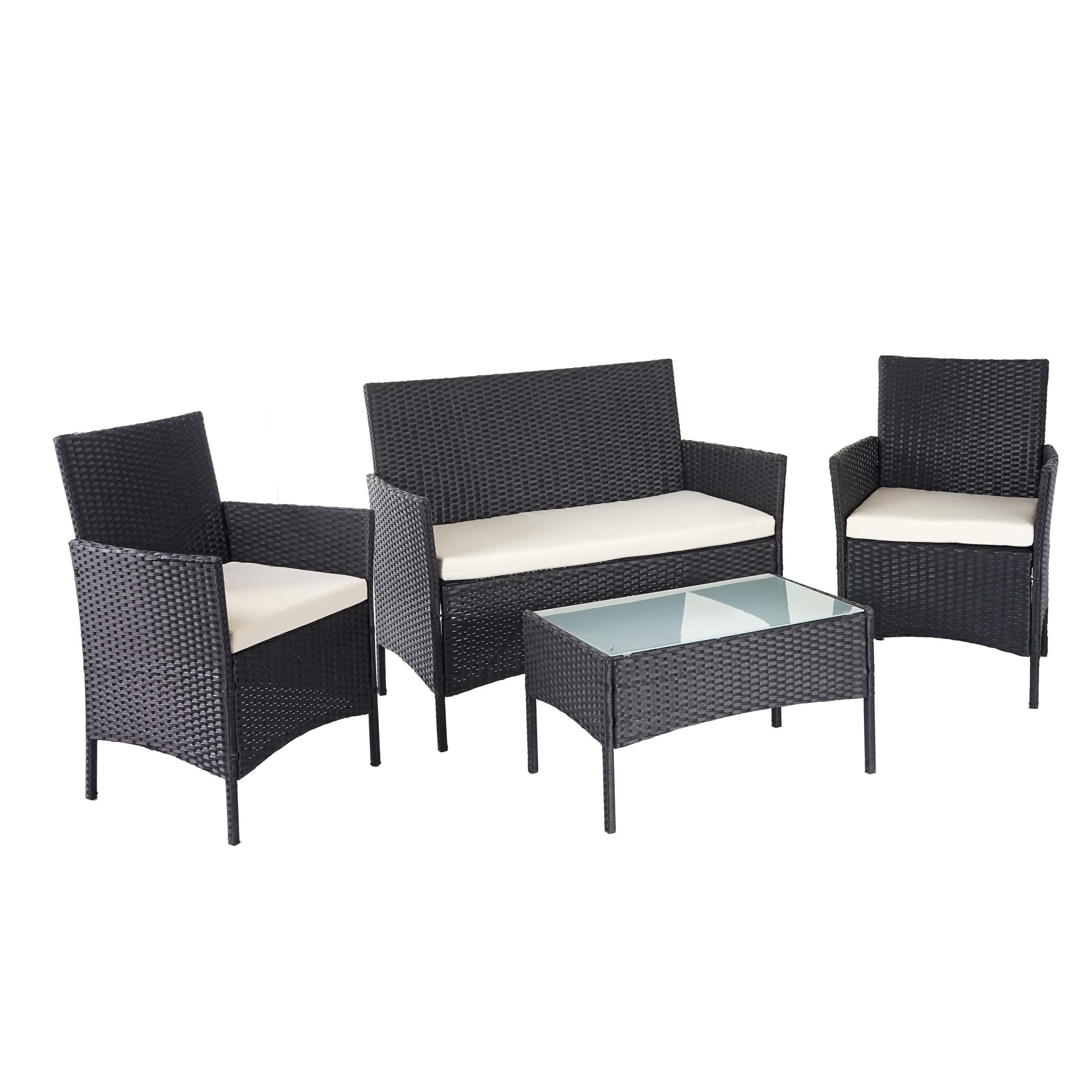 wohnli-moebel-suche-800000526890 Wohnli Möbelsuche - POLY-RATTAN GARNITUR Schwarz