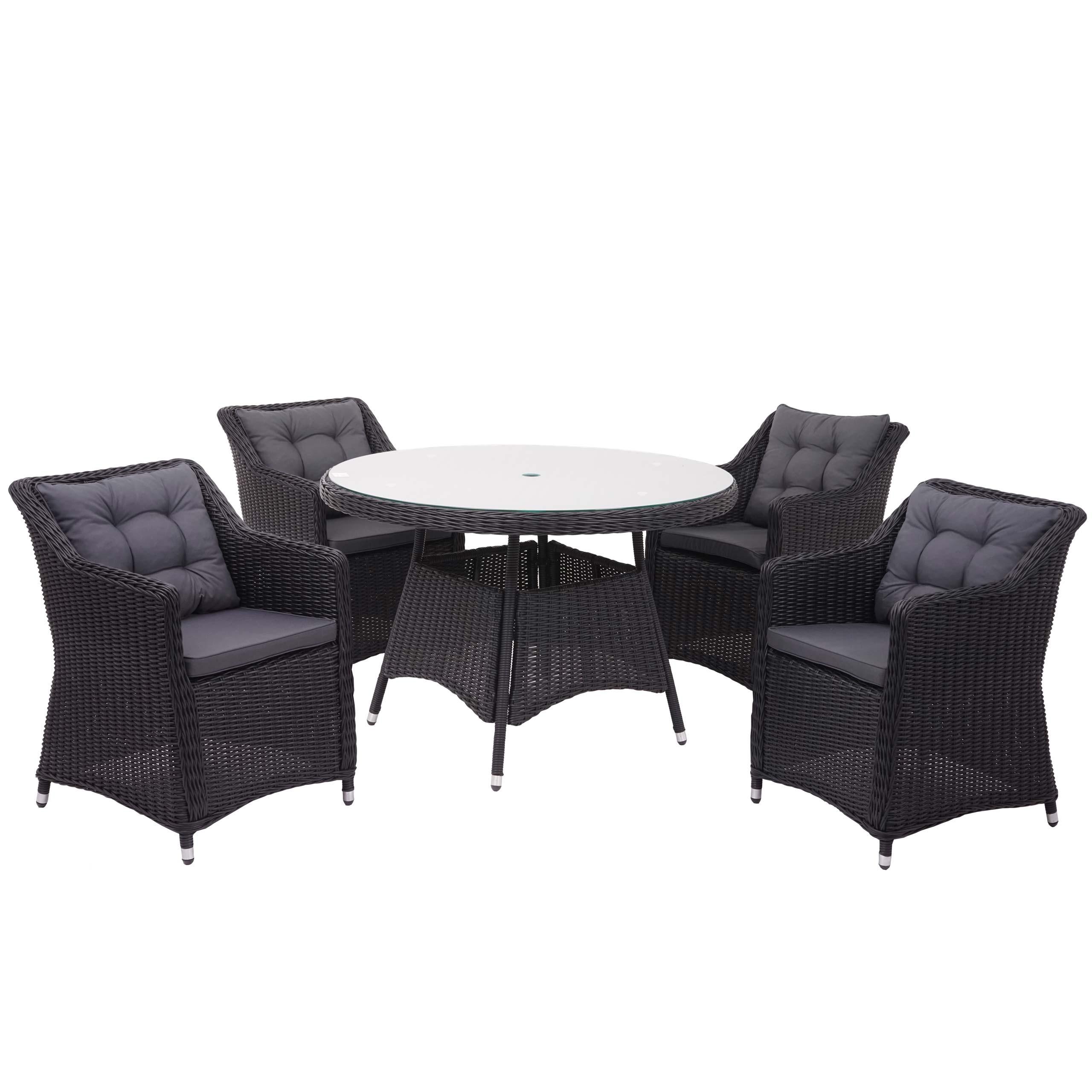 wohnli-moebel-suche-800000526907 Wohnli Möbelsuche - POLY-RATTAN GARNITUR Anthrazit