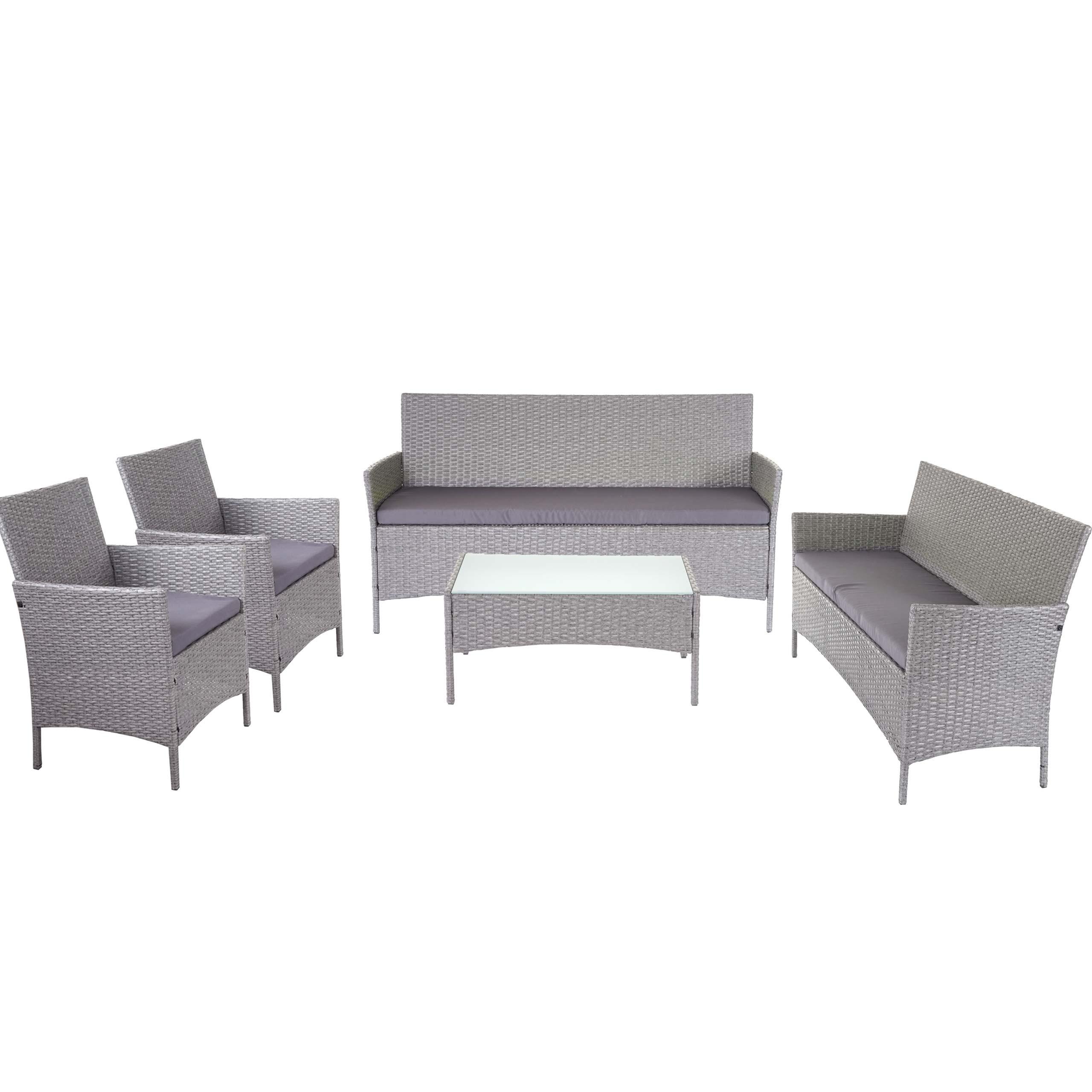 wohnli-moebel-suche-800000526909 Wohnli Möbelsuche - POLY-RATTAN GARNITUR Grau