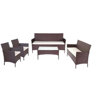 wohnli-moebel-suche-800000526910 Wohnli Möbelsuche - POLY-RATTAN GARNITUR Braun