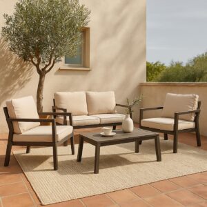 wohnli-moebel-suche-800000526913-1 GARNITUR Cremeweiß Metall MCW Garten & Outdoor > Gartenmöbel > Gartenmöbel-Sets Weiß