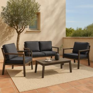 wohnli-moebel-suche-800000526914-1 GARNITUR Grau Metall MCW Garten & Outdoor > Gartenmöbel > Gartenmöbel-Sets Grau