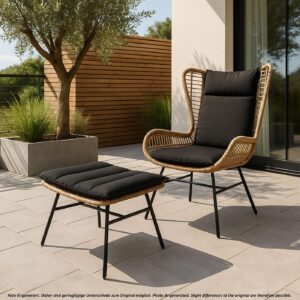 wohnli-moebel-suche-800000526922-1 POLY-RATTAN SET G17B Braun Kunststoff MCW Garten & Outdoor > Gartenmöbel > Gartenstühle Braun
