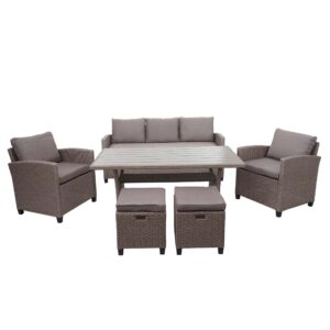 wohnli-moebel-suche-800000526973 Wohnli Möbelsuche - POLY-RATTAN GARNITUR Braun