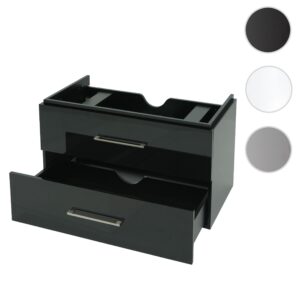WASCHBECKENUNTERSCHRANK PREMIUM Schwarz Holz MCW Möbel > Schränke > Badezimmerschränke > Waschbeckenunterschränke Schwarz