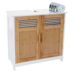 WASCHBECKENUNTERSCHRANK Braun Holz MCW Möbel > Schränke > Badezimmerschränke > Waschbeckenunterschränke Braun