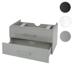 wohnli-moebel-suche-800000527004-1 WASCHBECKENUNTERSCHRANK PREMIUM Grau Holz MCW Möbel > Schränke > Badezimmerschränke > Waschbeckenunterschränke Grau