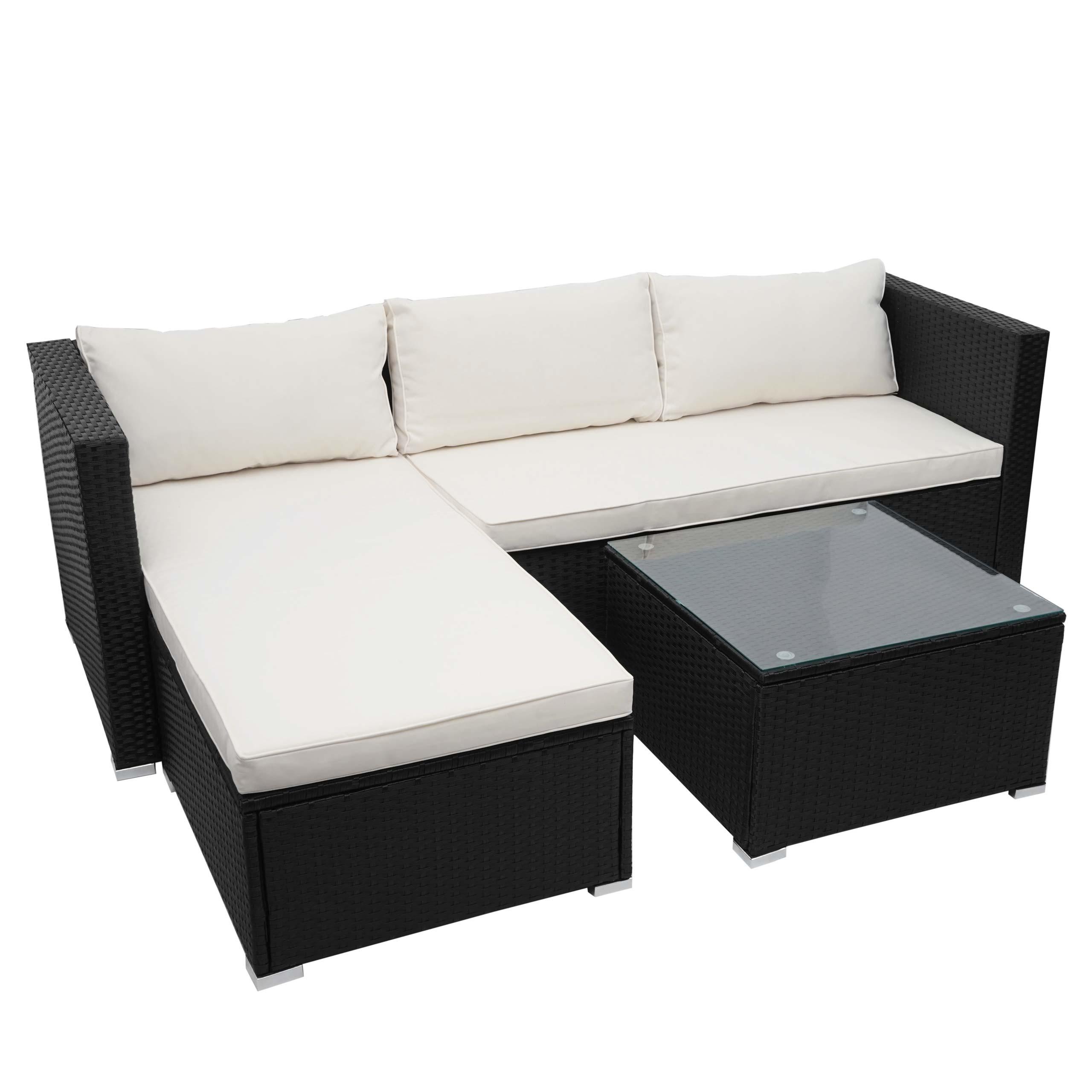 wohnli-moebel-suche-800000527065 Wohnli Möbelsuche - POLY-RATTAN GARNITUR Schwarz