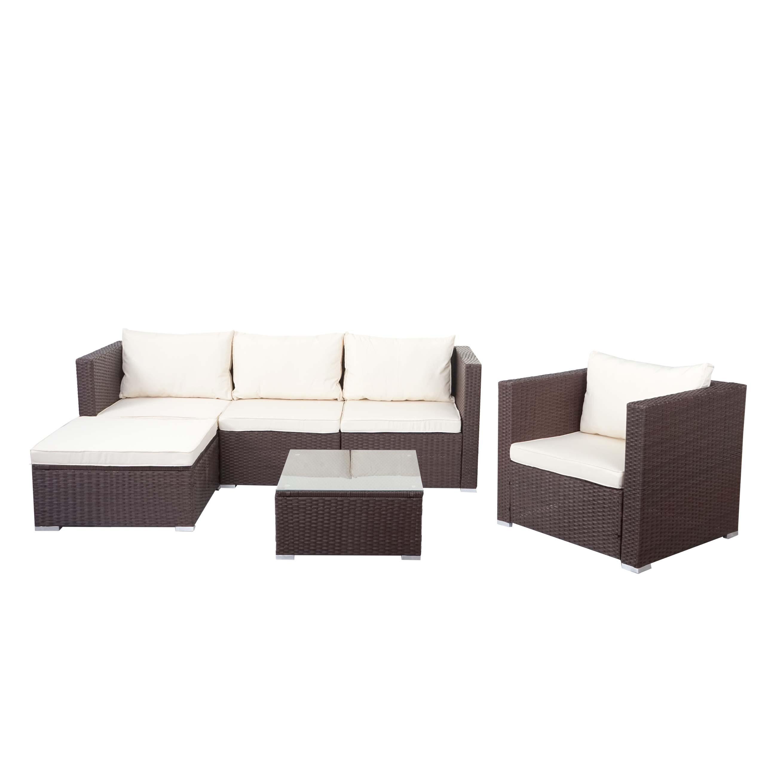 wohnli-moebel-suche-800000527079 Wohnli Möbelsuche - POLY-RATTAN-GARNITUR Braun
