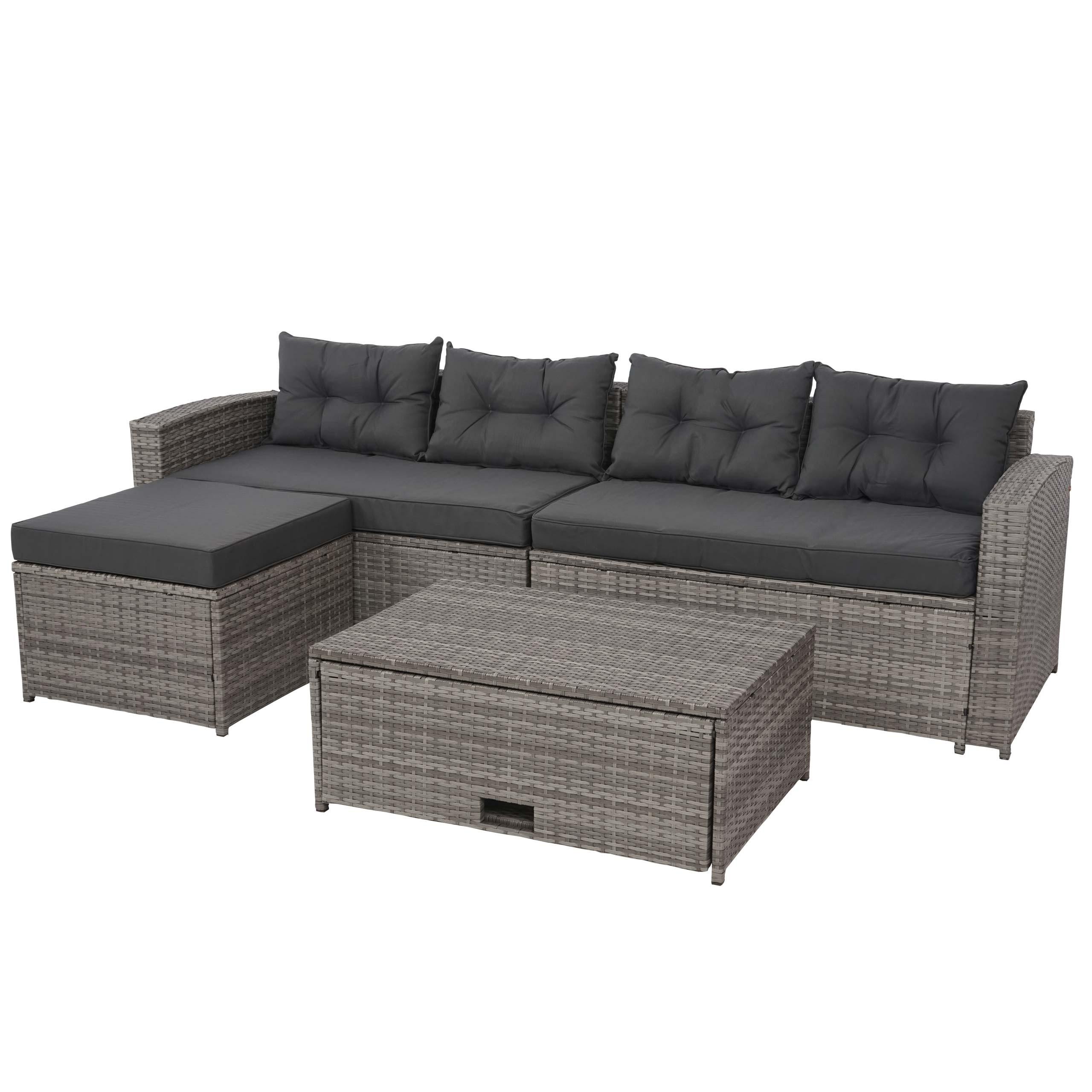 wohnli-moebel-suche-800000527097 Wohnli Möbelsuche - POLY-RATTAN GARNITUR Grau