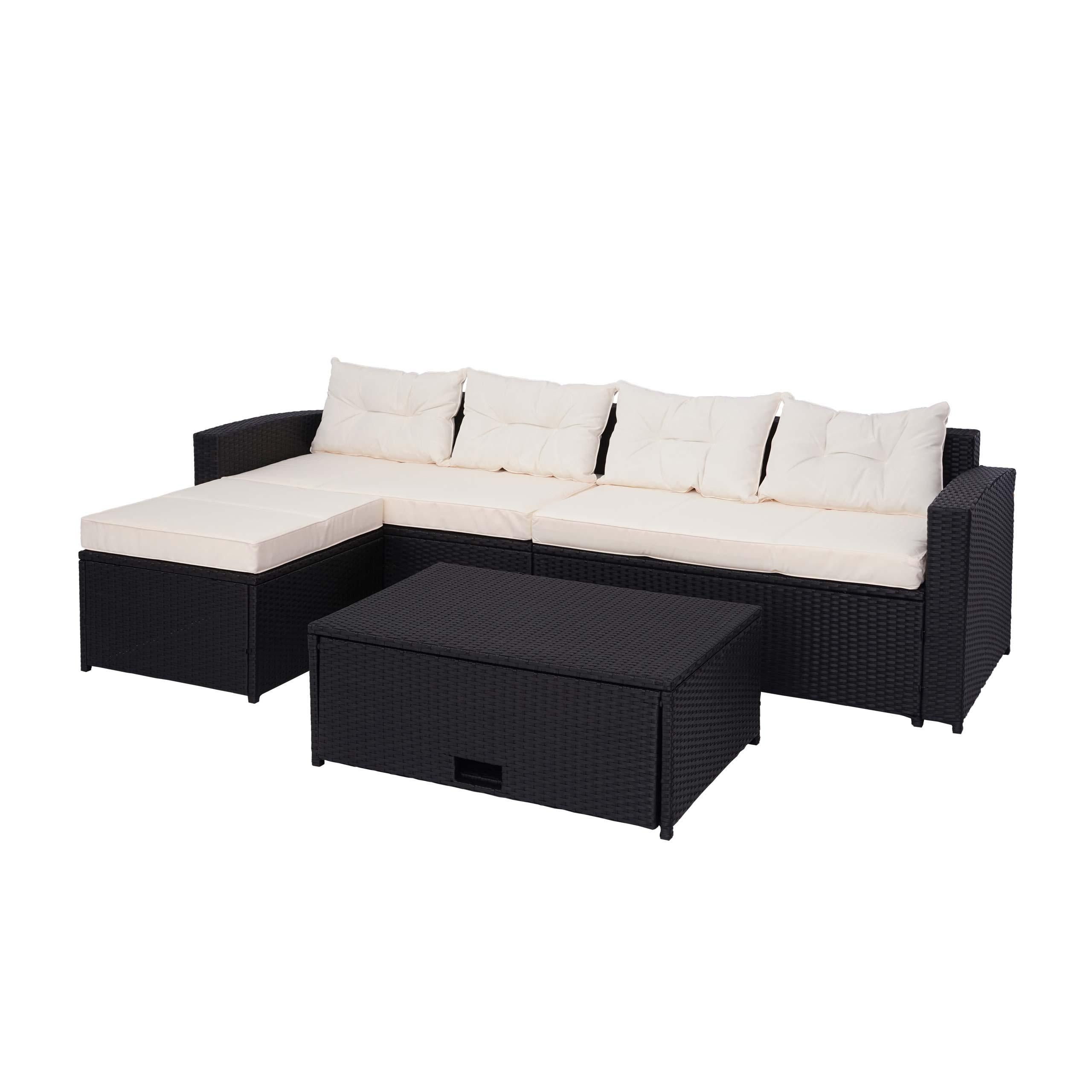 wohnli-moebel-suche-800000527106 Wohnli Möbelsuche - POLY-RATTAN GARNITUR Schwarz