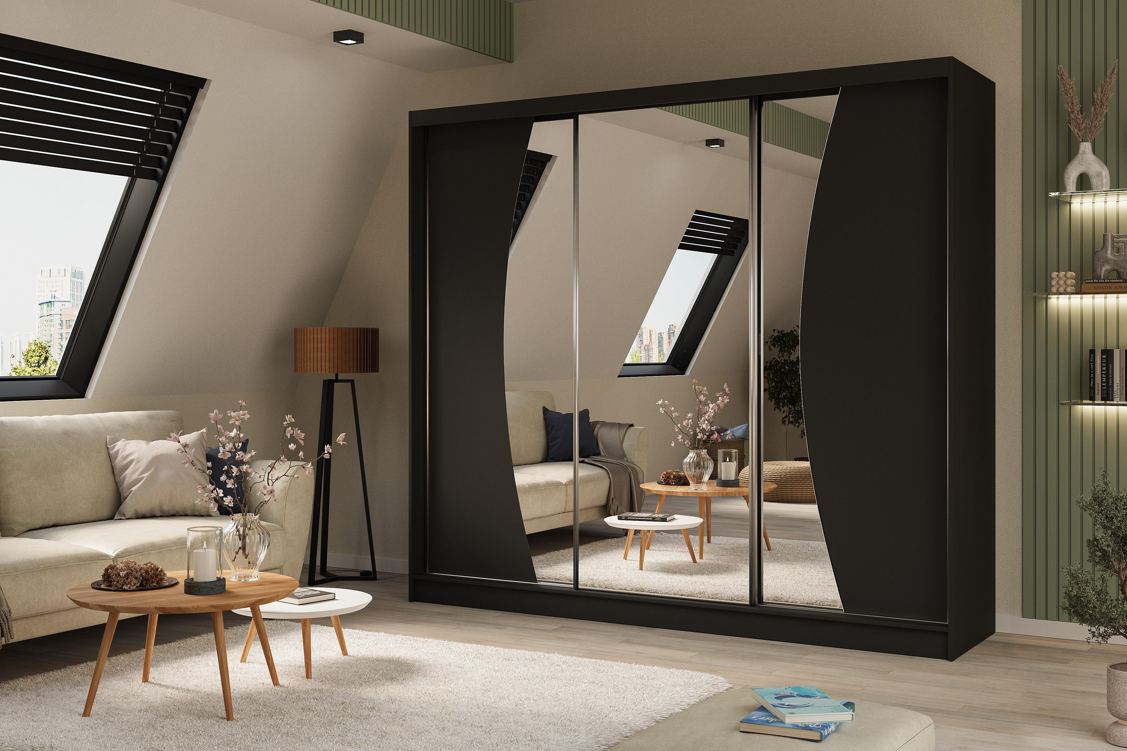 LED-Beleuchtung - VOXI - 240 cm Schwarz