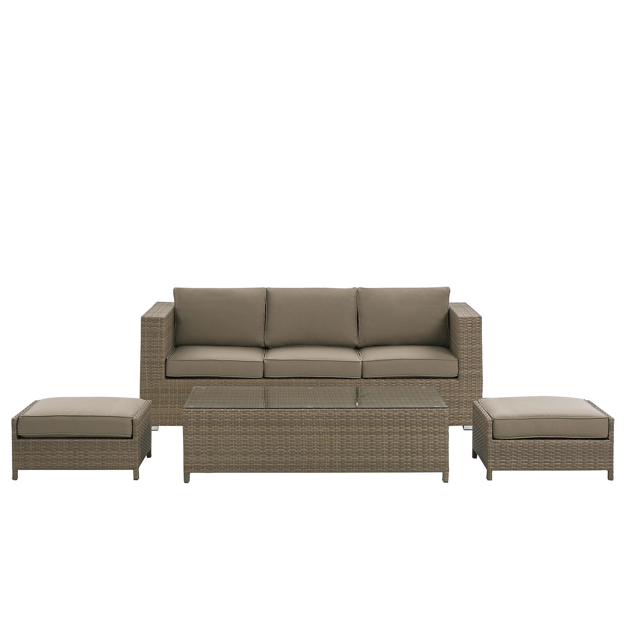 wohnli-moebel-suche-800000527525 Wohnli Möbelsuche - LOUNGE-SET 5-Sitzer Braun Belluno