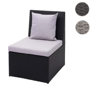 wohnli-moebel-suche-800000528093-1 POLY-RATTAN SESSEL Schwarz Kunststoff MCW Garten & Outdoor > Gartenmöbel Schwarz