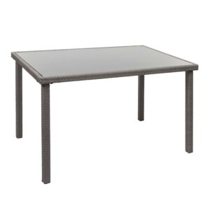 wohnli-moebel-suche-800000528350 Wohnli Möbelsuche - POLY-RATTAN TISCH rechteck Grau