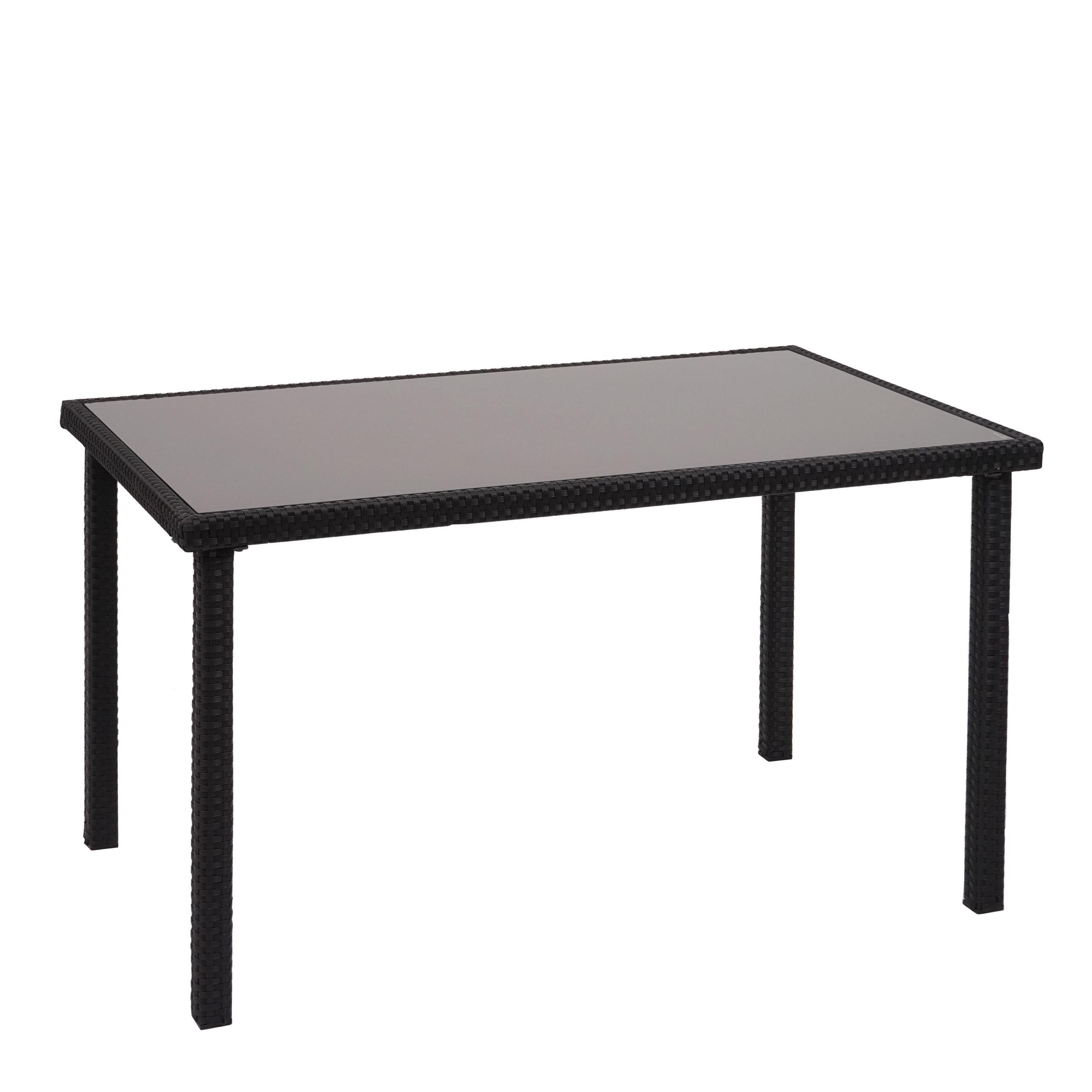 wohnli-moebel-suche-800000528351 Wohnli Möbelsuche - POLY-RATTAN TISCH rechteck Schwarz