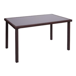 wohnli-moebel-suche-800000528354 Wohnli Möbelsuche - POLY-RATTAN TISCH rechteck Braun