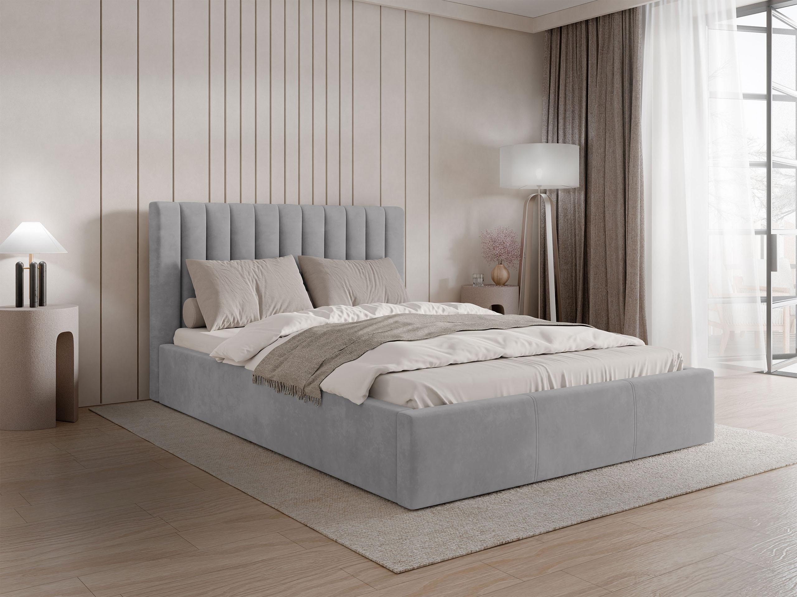 POLSTERBETT Cosmo Textil MIRJAN24 Möbel > Betten > Polsterbetten Grau