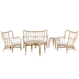 wohnli-moebel-suche-800000529444 Wohnli Möbelsuche - GARTENMÖBEL-SET 4-sitzer Rattan Beige Brindisi