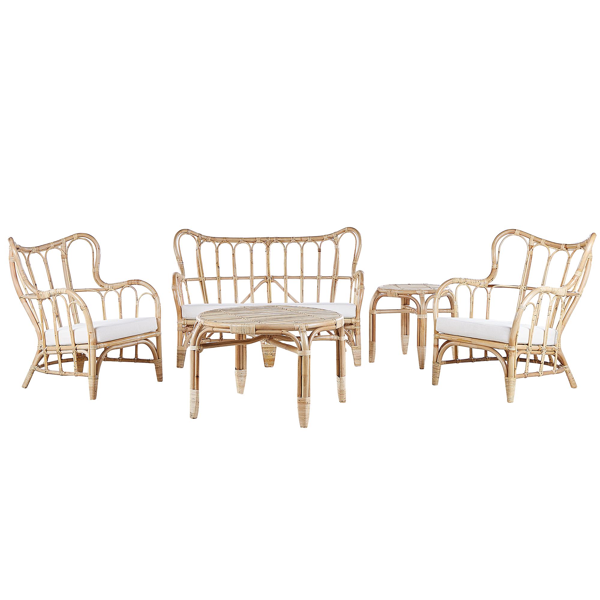 Wohnli Möbelsuche - GARTENMÖBEL-SET 4-sitzer Rattan Beige Brindisi