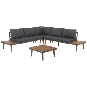 Wohnli Möbelsuche - LOUNGE-SET 5-Sitzer grau Corato