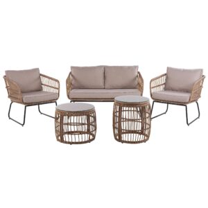 wohnli-moebel-suche-800000529468 Wohnli Möbelsuche - GARTENMÖBEL-SET 4-Sitzer Rattan Beige Ravello