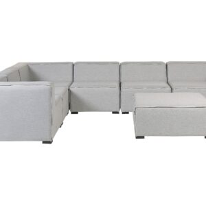 wohnli-moebel-suche-800000529482 Wohnli Möbelsuche - LOUNGE SET 7-Sitzer hellgrau linksseitig modular Arezzo