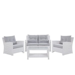 wohnli-moebel-suche-800000529496 Wohnli Möbelsuche - LOUNGE-SET 4-sitzer Rattan Weiß Marino