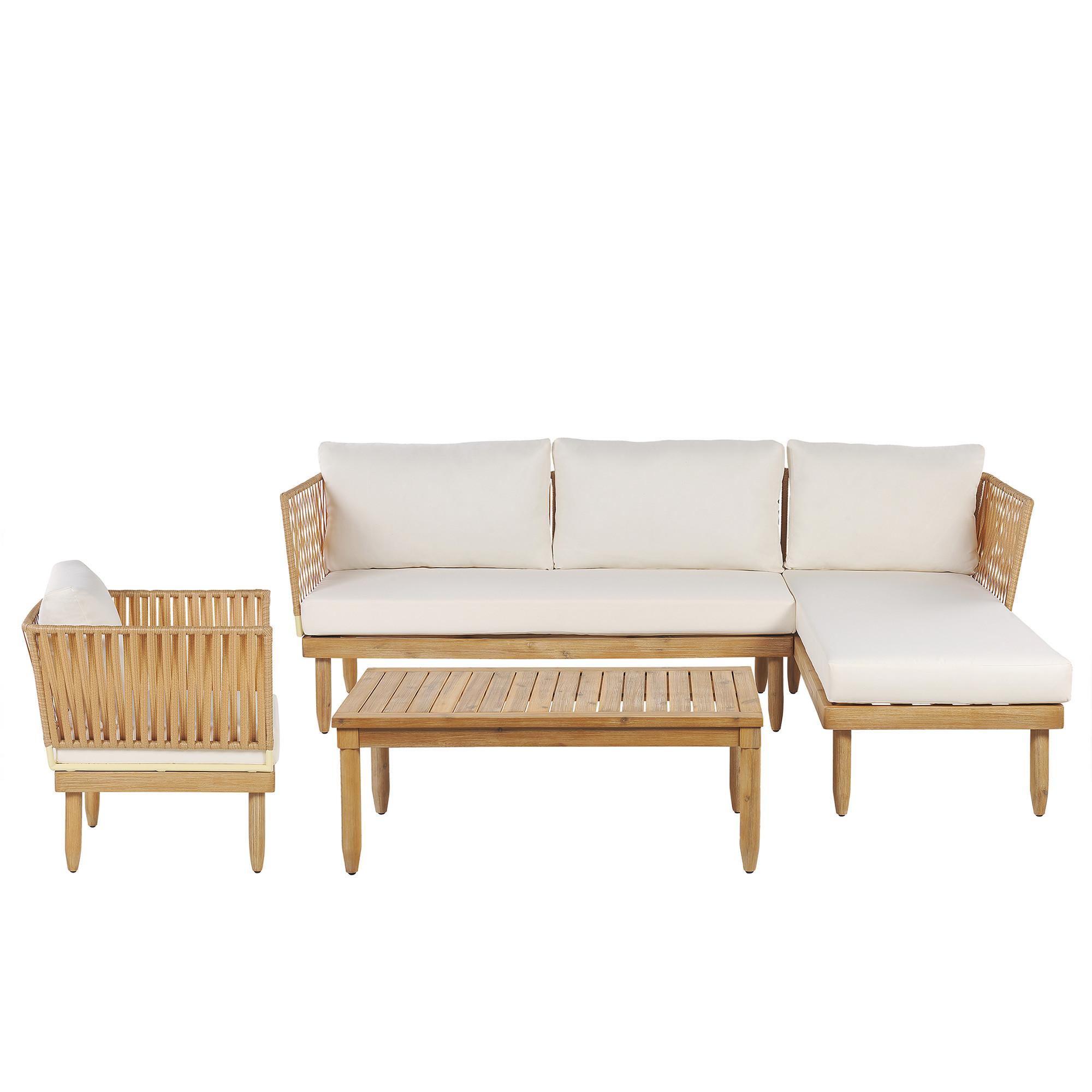 Wohnli Möbelsuche - LOUNGE-SET 4-Sitzer hellbraun Cremona