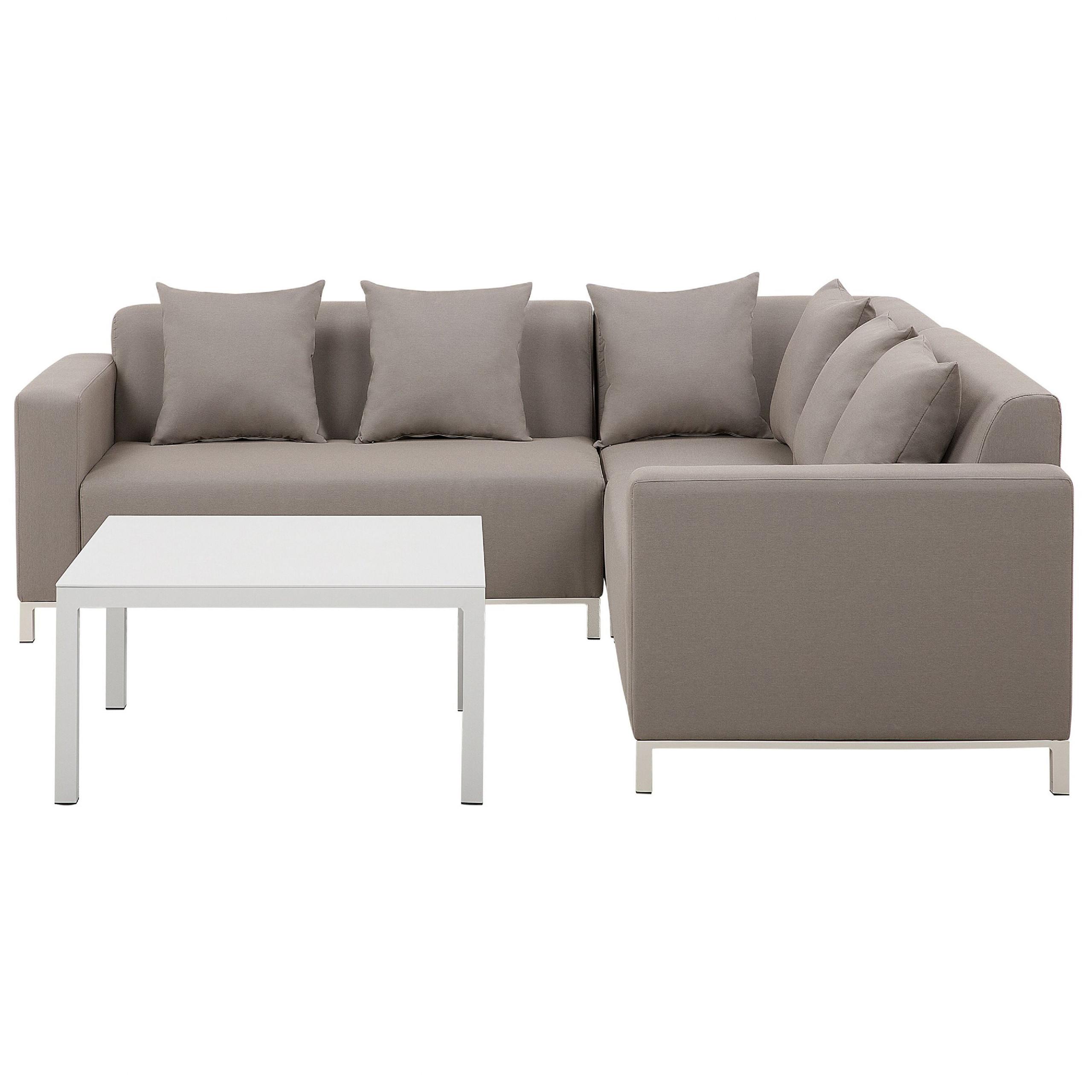 Wohnli Möbelsuche - LOUNGE SET 5-Sitzer cremeweiß rechtsseitig modular Belize
