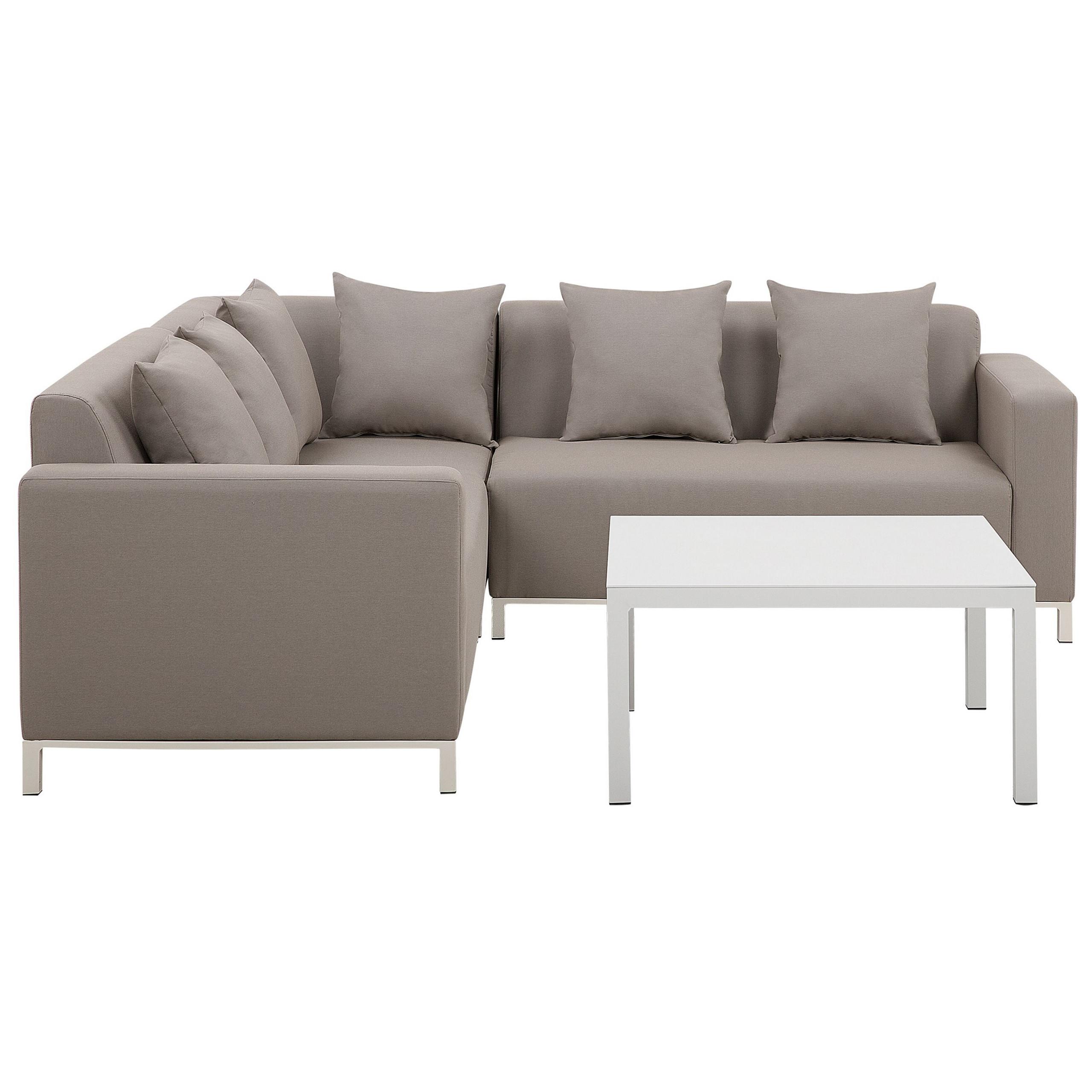 Wohnli Möbelsuche - LOUNGE SET 5-Sitzer cremeweiß linksseitig modular Belize