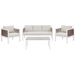 wohnli-moebel-suche-800000529523 Wohnli Möbelsuche - LOUNGE-SET 5-sitzer Aluminium Weiß Borello