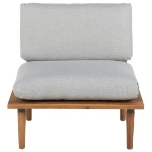 wohnli-moebel-suche-800000529524-1 LOUNGE-SET 2-sitzer Akazienholz Hellbraun Frascati Holz Beliani Garten & Outdoor > Gartenmöbel > Gartenmöbel-Sets Grau