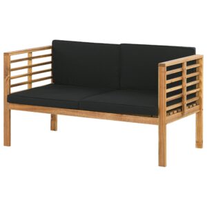 4-SITZER LOUNGE SET Akazienholz Hellbraun Pacific Holz Beliani Garten & Outdoor > Gartenmöbel > Gartenmöbel-Sets Braun