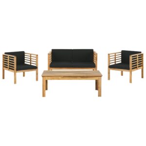 wohnli-moebel-suche-800000529526 Wohnli Möbelsuche - 4-SITZER LOUNGE SET Akazienholz Hellbraun Pacific