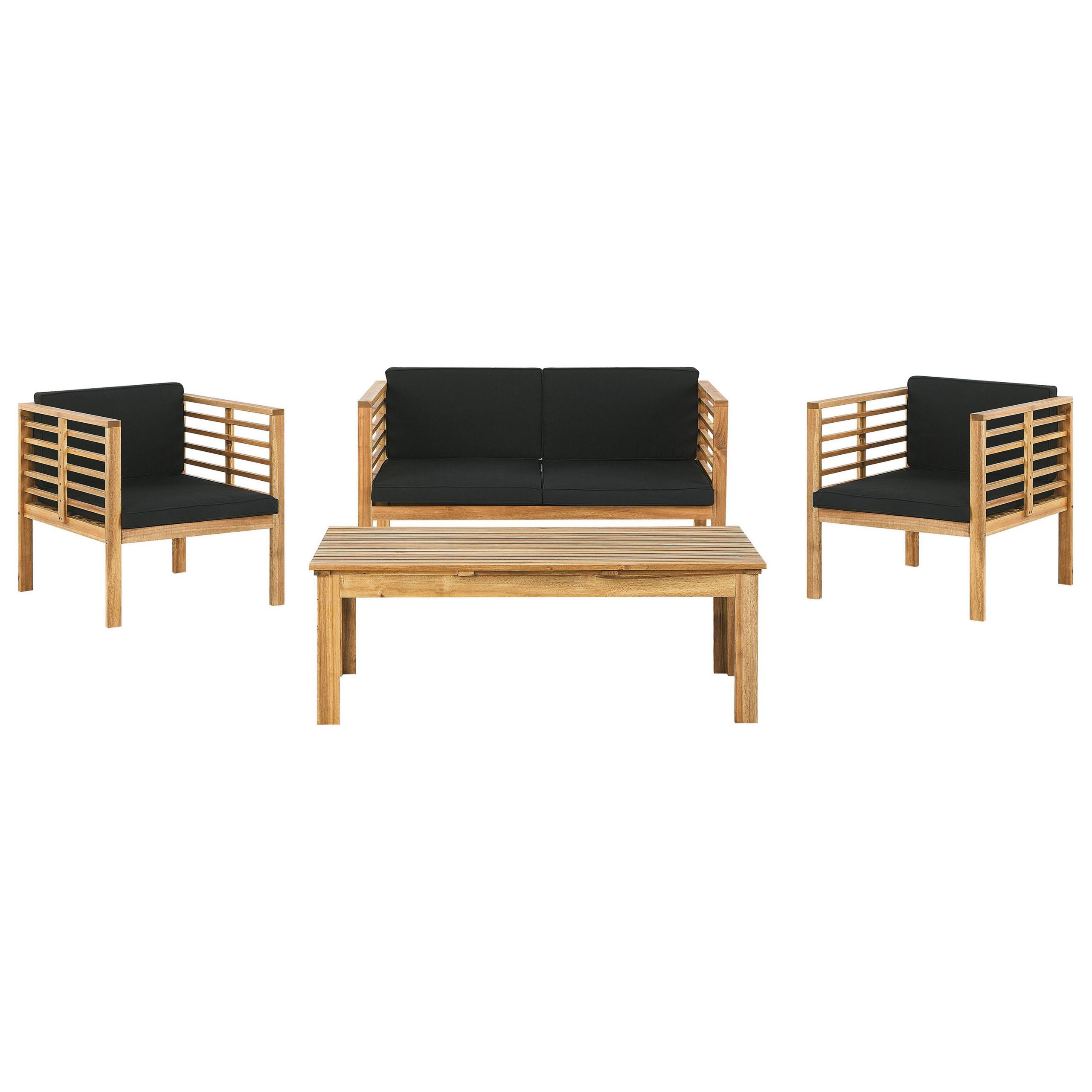 wohnli-moebel-suche-800000529526 Wohnli Möbelsuche - 4-SITZER LOUNGE SET Akazienholz Hellbraun Pacific
