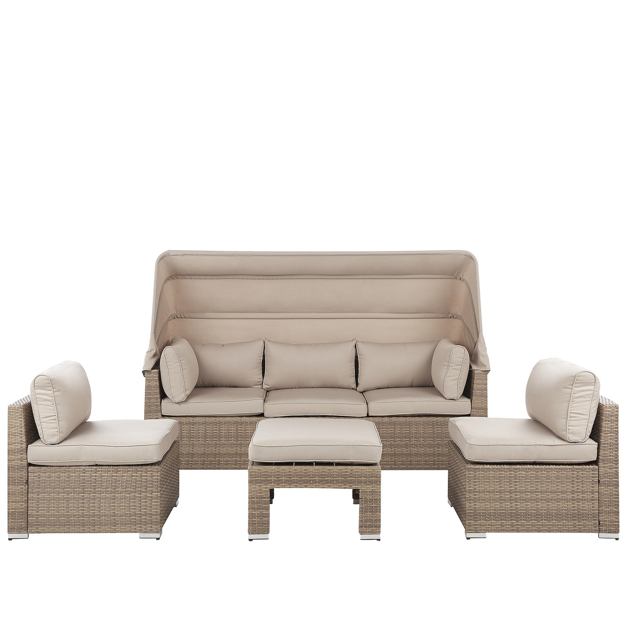 Wohnli Möbelsuche - LOUNGE SET 5-Sitzer beige modular Coccolia