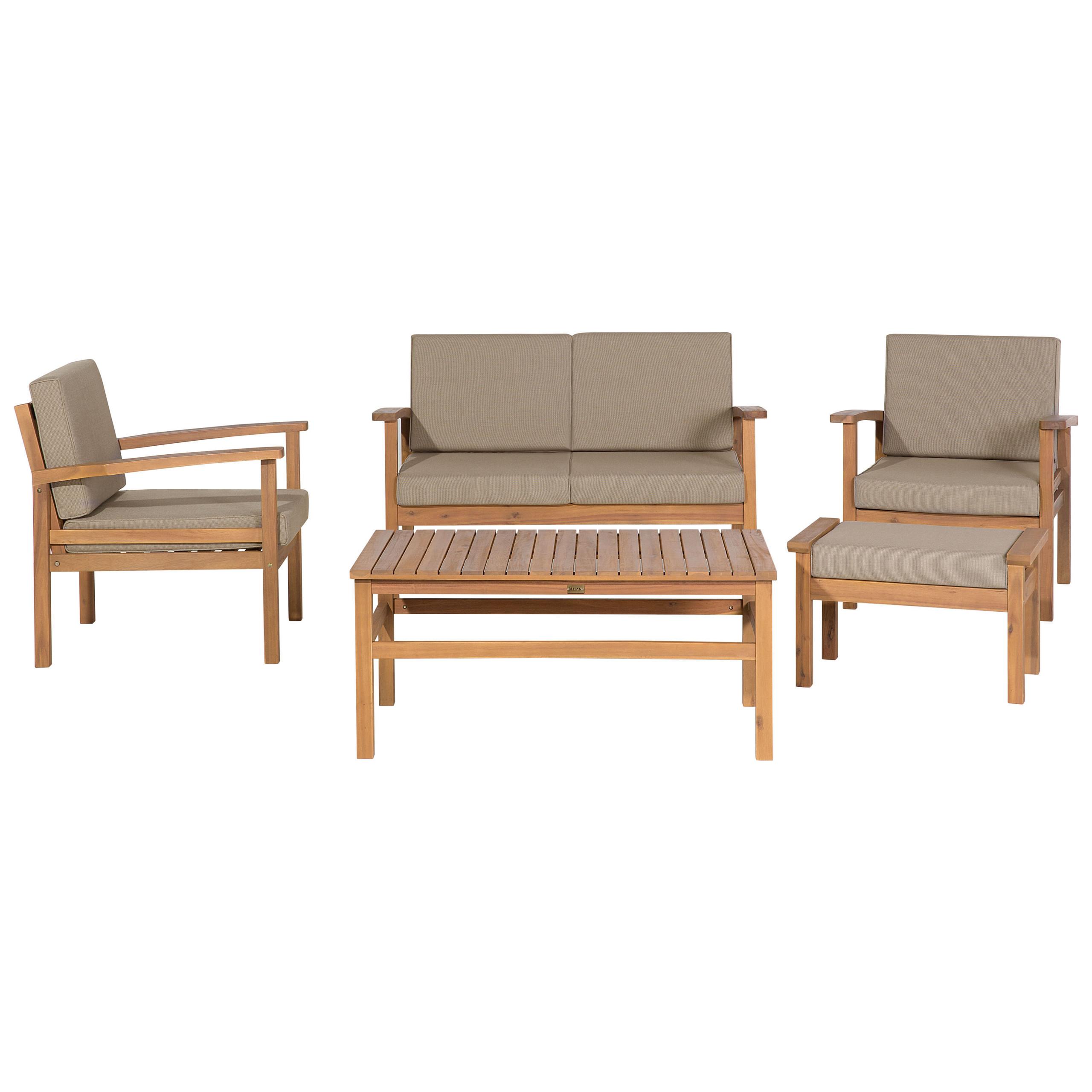 wohnli-moebel-suche-800000529589 Wohnli Möbelsuche - 4-SITZER LOUNGE SET zertifiziertes Holz hellbraun Manila
