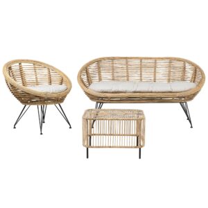 wohnli-moebel-suche-800000529837 Wohnli Möbelsuche - 3-SITZER LOUNGE SET Rattan Natürlich Maratea/Cesenatico