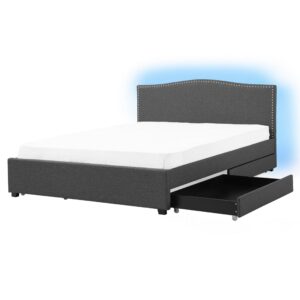 wohnli-moebel-suche-800000529948 Wohnli Möbelsuche - POLSTERBETT 160/200cm Dunkelgrau Montpellier
