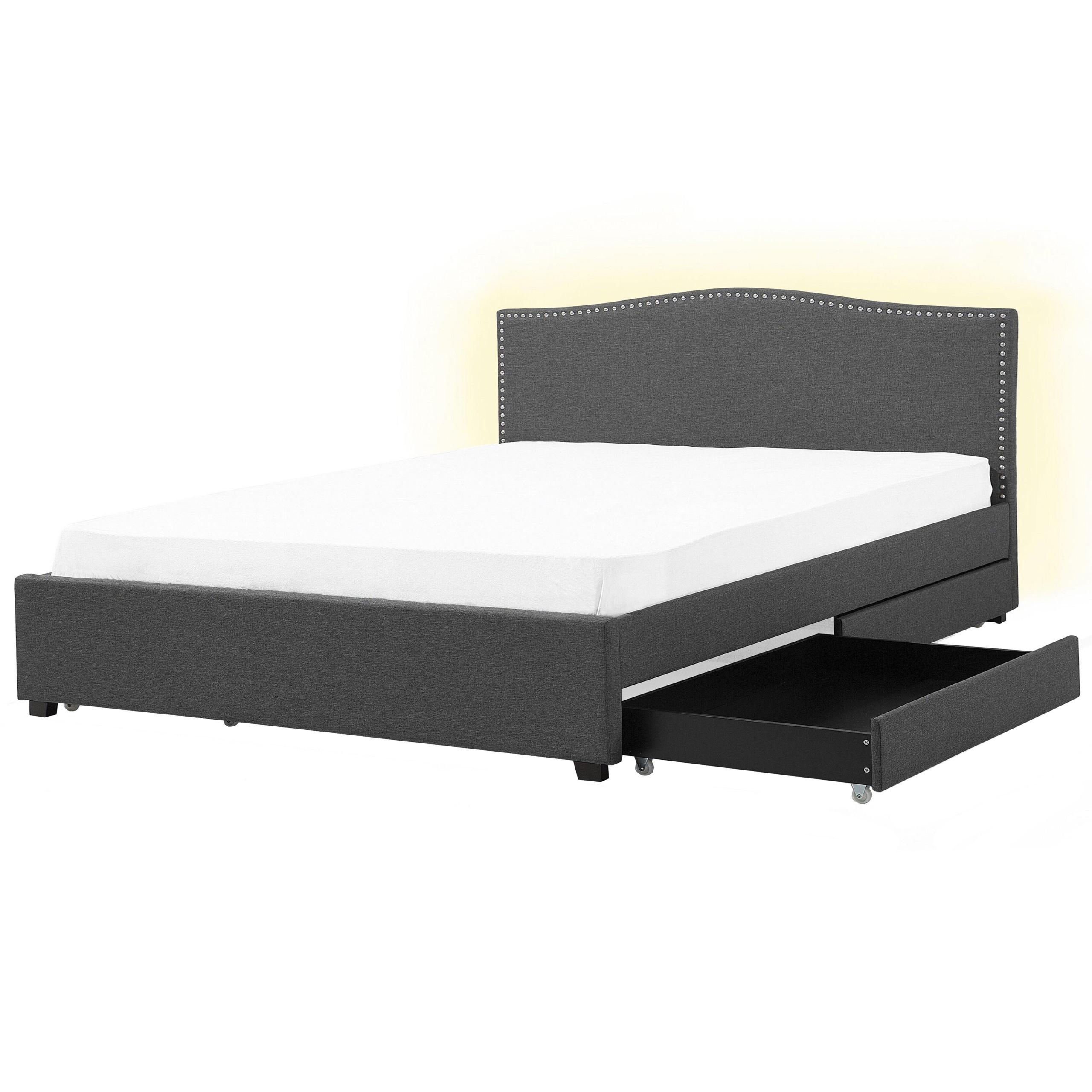 wohnli-moebel-suche-800000530012 Wohnli Möbelsuche - POLSTERBETT 180/200cm Dunkelgrau Montpellier