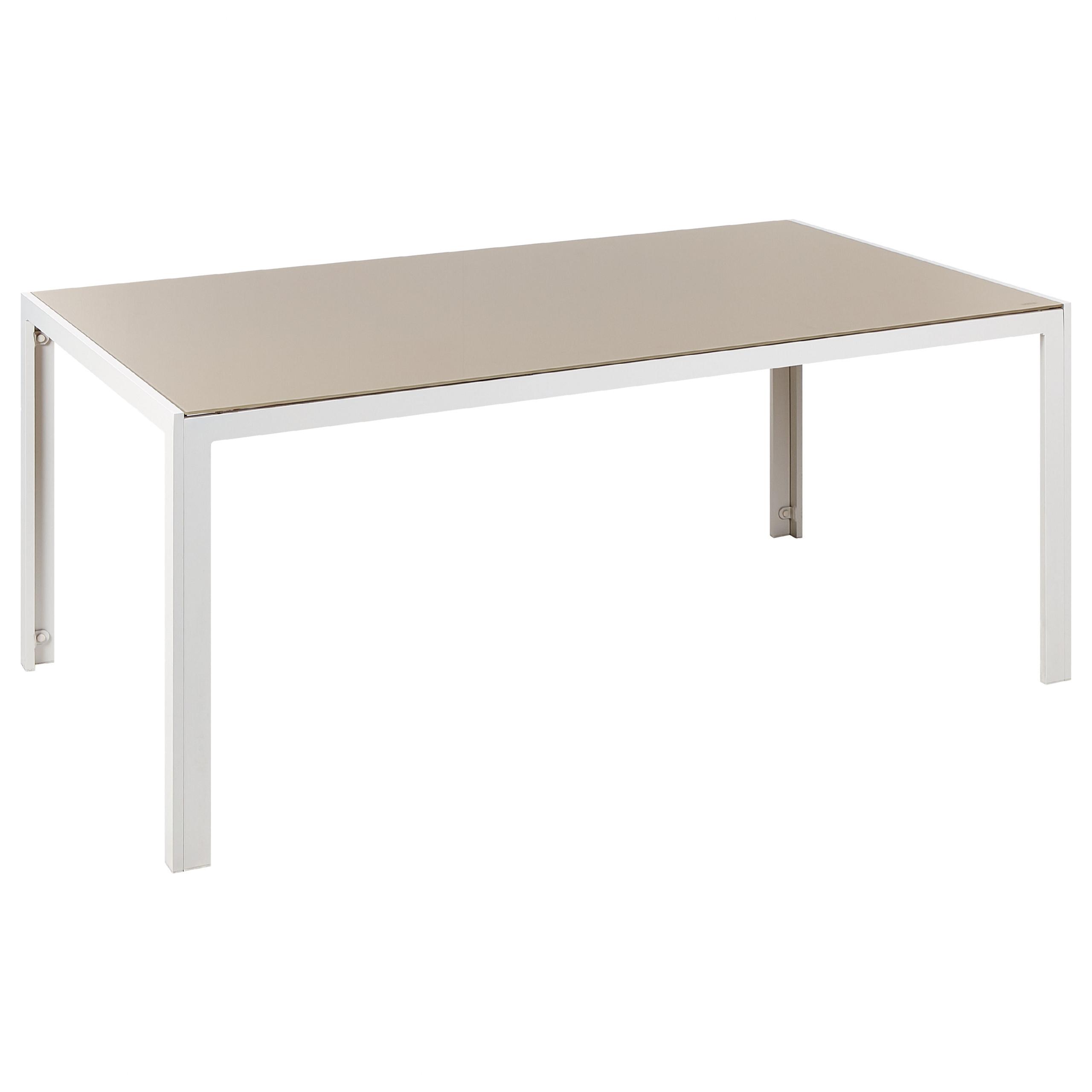 wohnli-moebel-suche-800000531751 Wohnli Möbelsuche - GARTENTISCH Glas beige 160/90 cm Catania