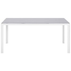 wohnli-moebel-suche-800000531755-1 GARTENTISCH Glas grau 160/90 cm Catania Glas Beliani Garten & Outdoor > Gartenmöbel > Gartentische Grau