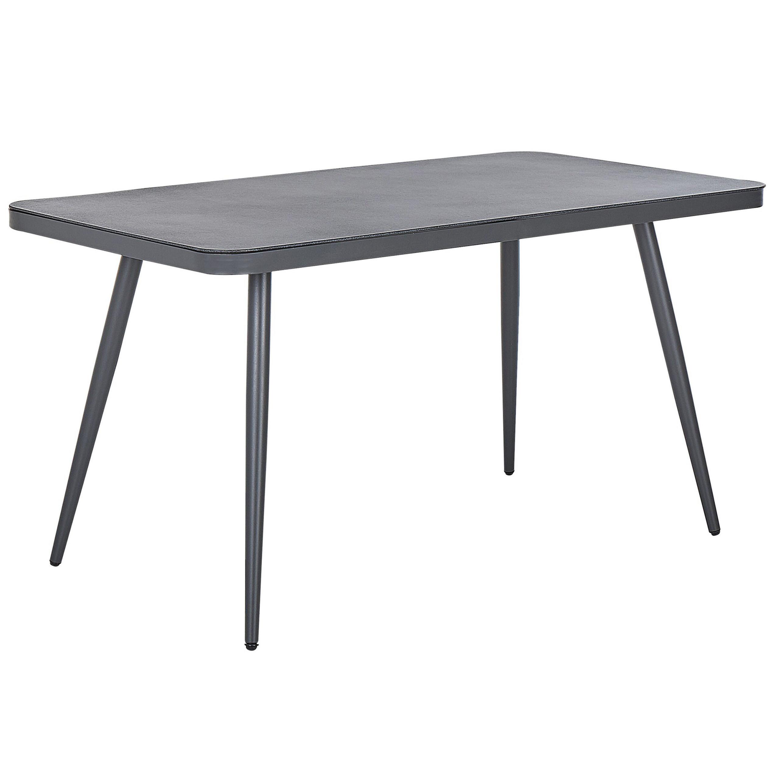 wohnli-moebel-suche-800000531769 Wohnli Möbelsuche - GARTENTISCH Aluminium grau 140/80 cm Lipari