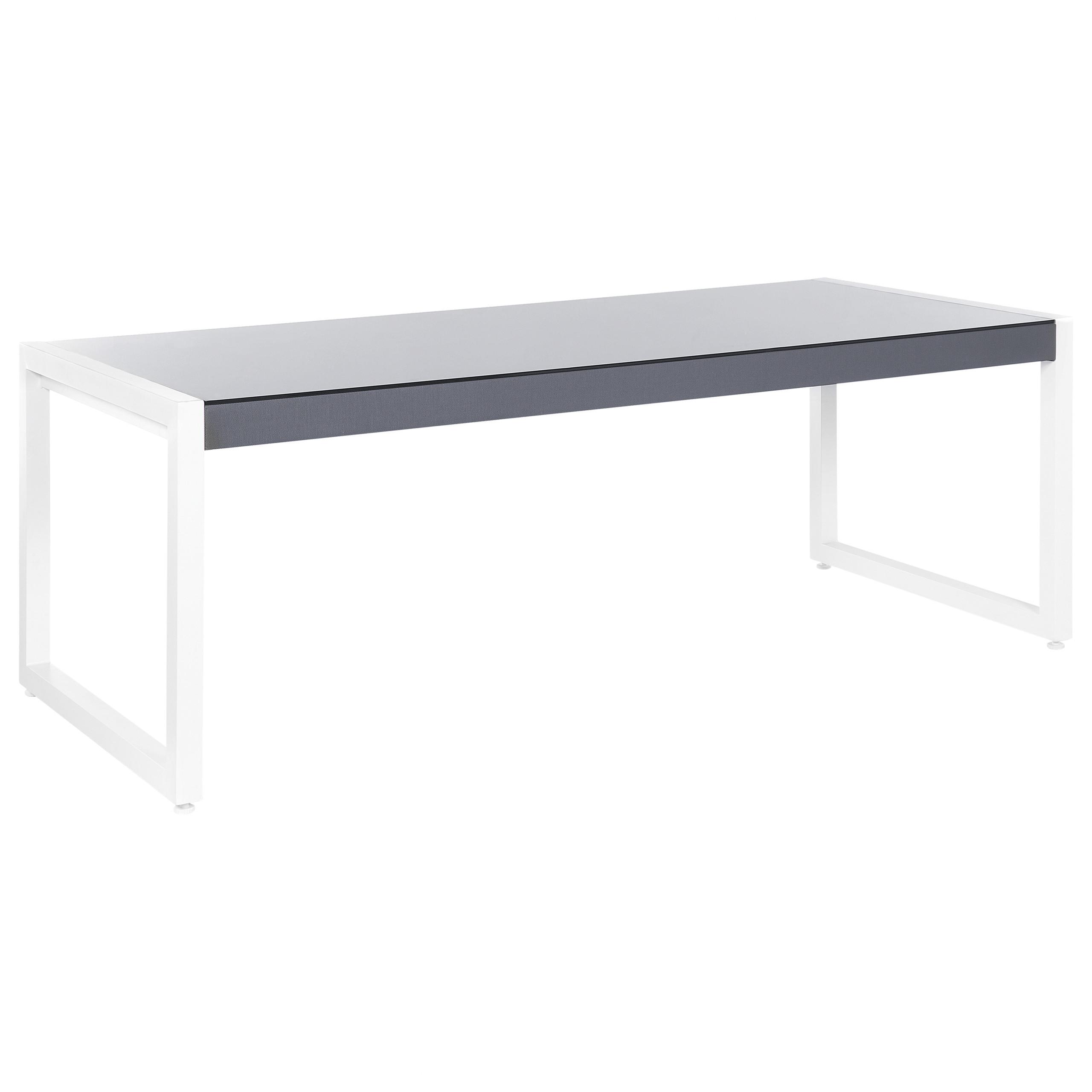 wohnli-moebel-suche-800000531770 Wohnli Möbelsuche - GARTENTISCH Aluminium grau/weiß 210/90 cm Bacoli