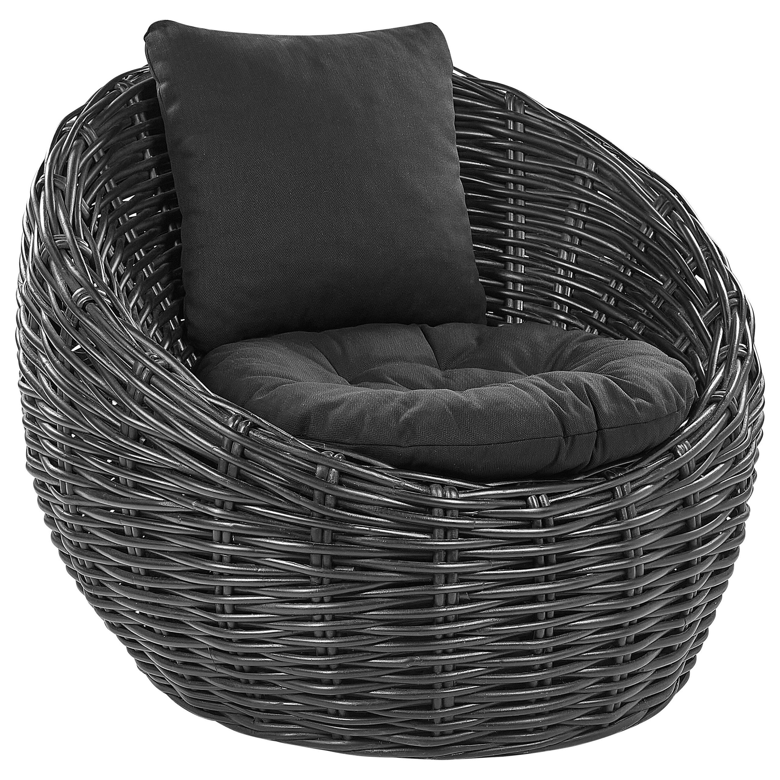 wohnli-moebel-suche-800000531774 Wohnli Möbelsuche - RATTANSTUHL Rattan schwarz Lerici