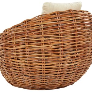 wohnli-moebel-suche-800000531776-1 RATTANSTUHL Rattan natürlich Lerici Naturmaterialien Beliani Garten & Outdoor > Gartenmöbel > Gartenstühle Braun