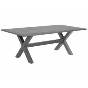 wohnli-moebel-suche-800000531778 Wohnli Möbelsuche - GARTENTISCH Aluminium grau 200/105 cm Cascais