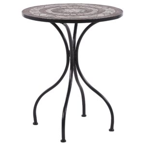 wohnli-moebel-suche-800000531784 Wohnli Möbelsuche - GARTENTISCH Eisen schwarz Mosaik 60 cm Cariati