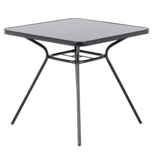 wohnli-moebel-suche-800000531786 Wohnli Möbelsuche - GARTENTISCH Stahl schwarz 80/80 cm Livo